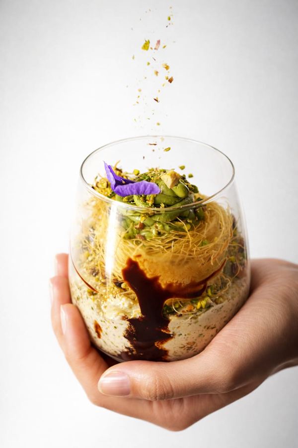 Golden Nest Semifreddo
